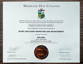 How fast can i get to buy Medicine Hat College fake degree?