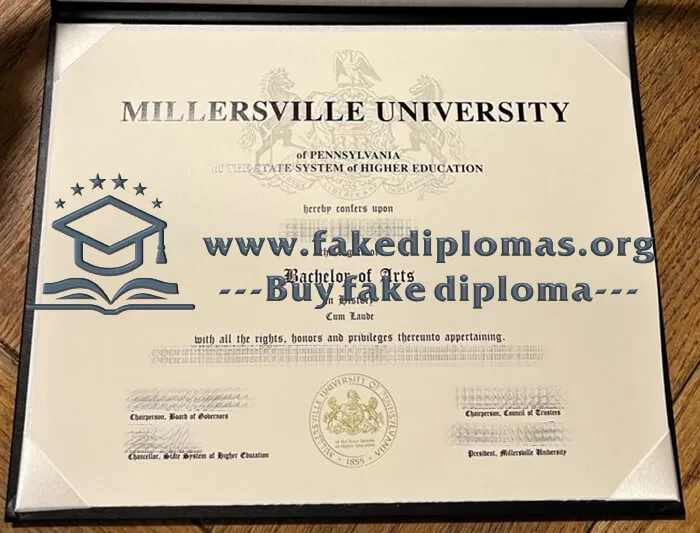 Buy Millersville University of Pennsylvania fake diploma.