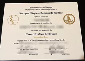 Where to buy Northern Virginia Community College fake diploma?