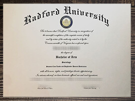 How much to buy Radford University fake diploma?