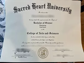 Purchase Sacred Heart University fake diploma online.