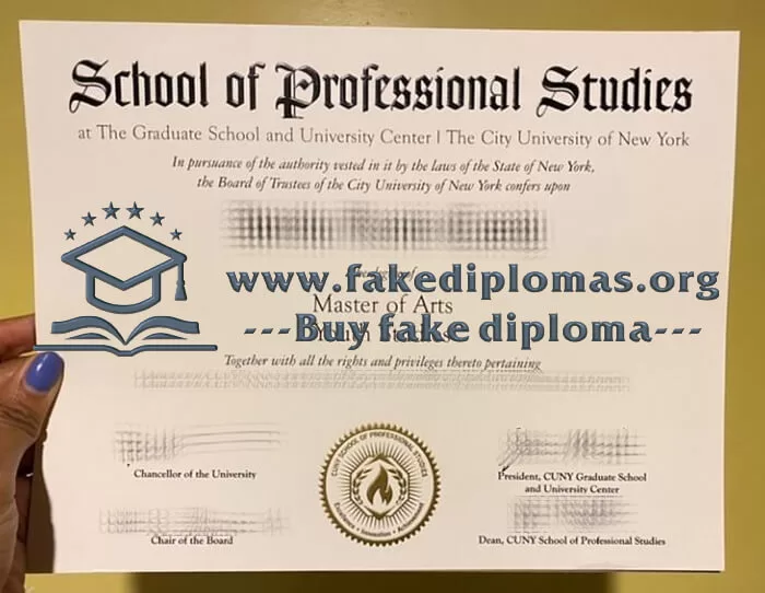 Buy School of Professional Studies fake diploma online.