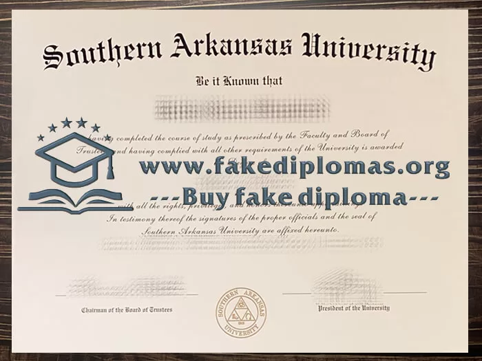 Buy Southern Arkansas University fake diploma, Fake SAU degree.