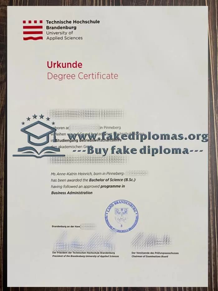 Buy Technische Hochschule Brandenburg fake degree.