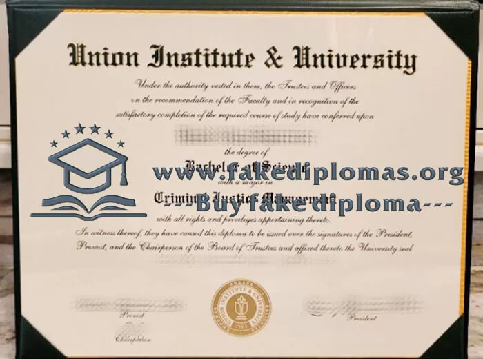 Buy Union Institute & University fake diploma.