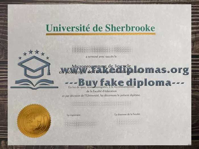 Buy Université de Sherbrooke fake diploma, Fake degree online.