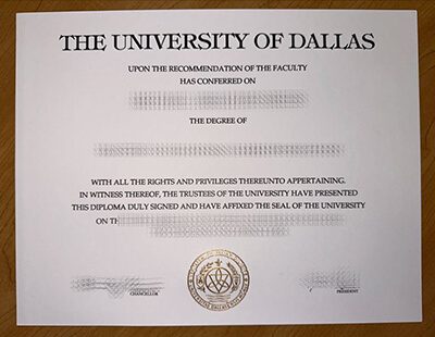 Purchase University of Dallas fake diploma online.