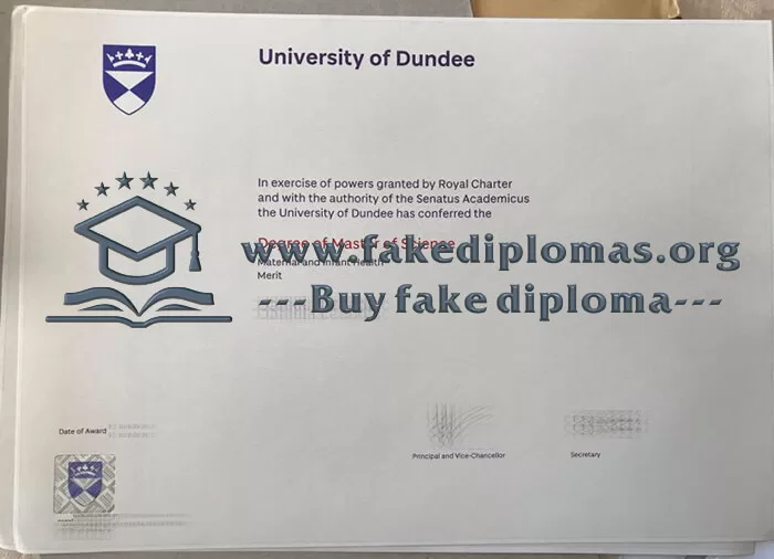 Buy University of Dundee fake diploma, Get a University of Dundee fake certificate.