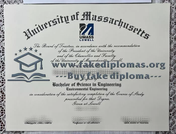 Buy University of Massachusetts Lowell fake diploma.