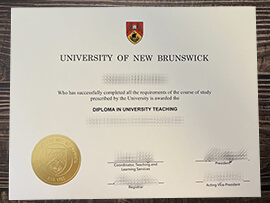 Order University of New Brunswick fake diploma online.