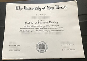 Purchase University of New Mexico fake diploma online.