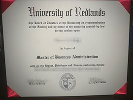 How fast can i get to buy University of Redlands fake certificate?