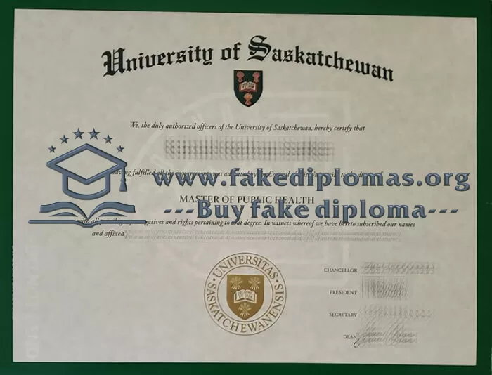 Buy University of Saskatchewan fake diploma.