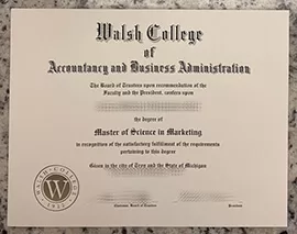 Can i get to buy Walsh College fake certificate?