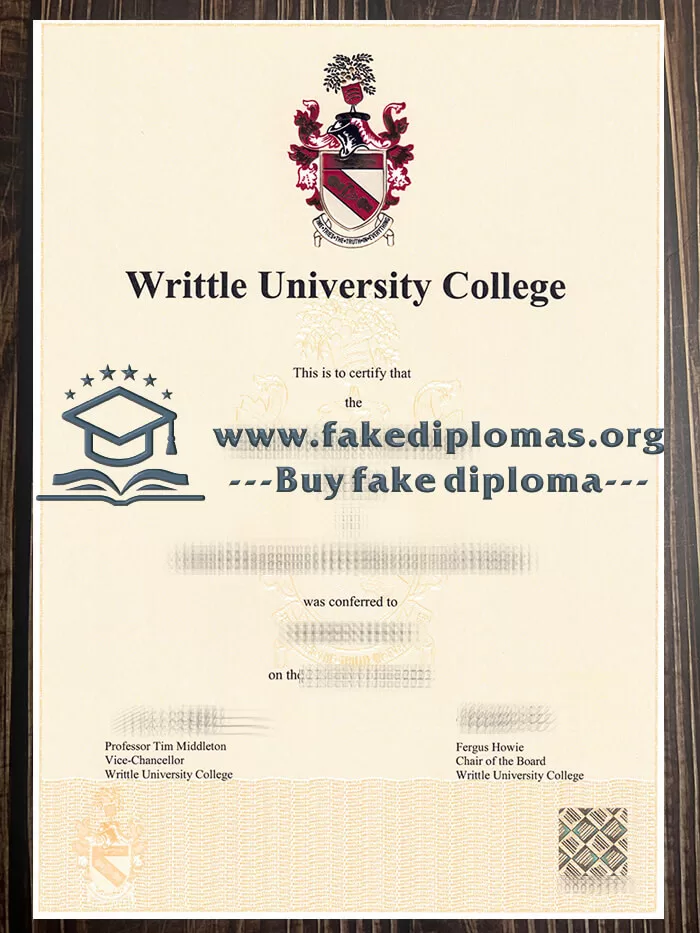 Buy Writtle University College fake diploma.