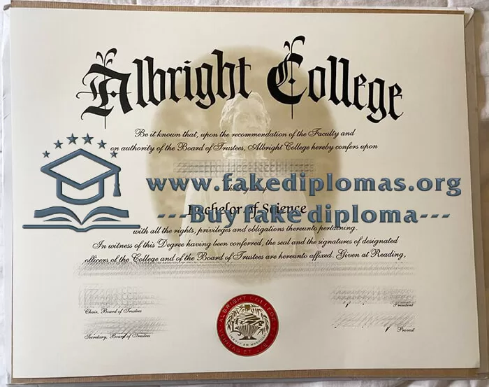 Buy Albright College fake diploma, Get a Albright College fake certificate.