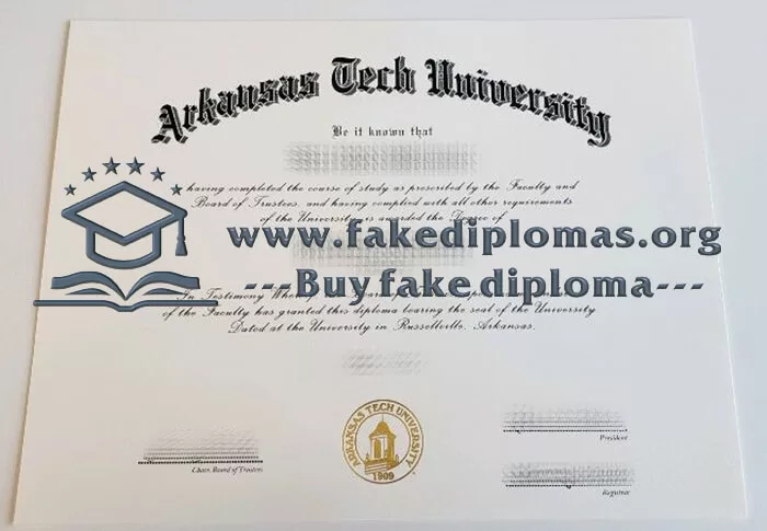 Get Arkansas Tech University fake diploma, Fake ATU degree.