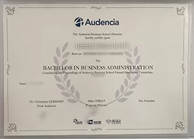 How do i buy Audencia Business School fake certificate?