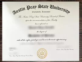 I want to buy Austin Peay State University fake degree.