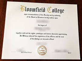 How can i get to buy Bloomfield College fake degree?