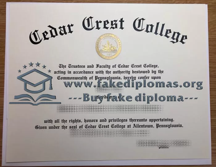 Get a Cedar Crest College fake diploma.