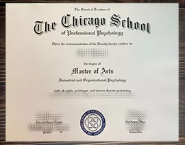 Order Chicago School of Professional Psychology fake degree.