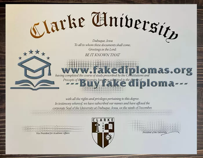 Buy Clarke University fake diploma online.