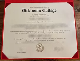 How to order a 100% copy Dickinson College diploma?