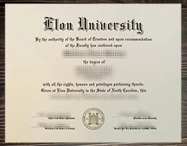 How long to buy Elon University fake certificate?