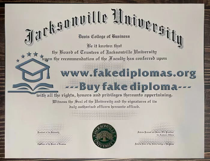 Buy Jacksonville University fake diploma, Fake JU certificate.