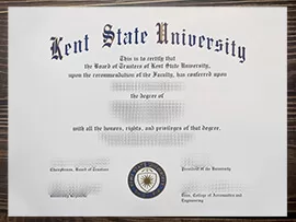 Can i get to buy Kent State University fake diploma?