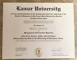 Order Lamar University fake diploma online.