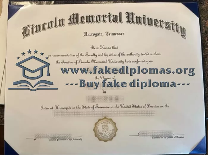 Buy Lincoln Memorial University fake diploma.