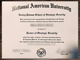 Where to buy National American University fake certificate?