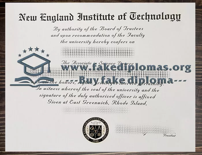 Buy New England Institute of Technology fake diploma.