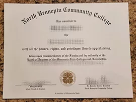 Where to buy North Hennepin Community College fake diploma?