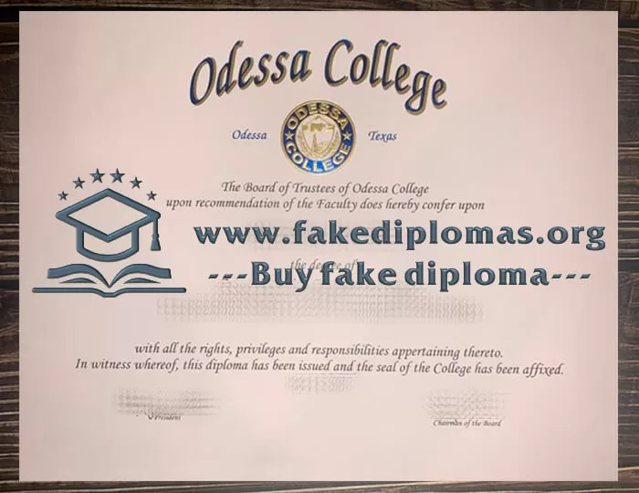 Buy Odessa College fake diploma online.