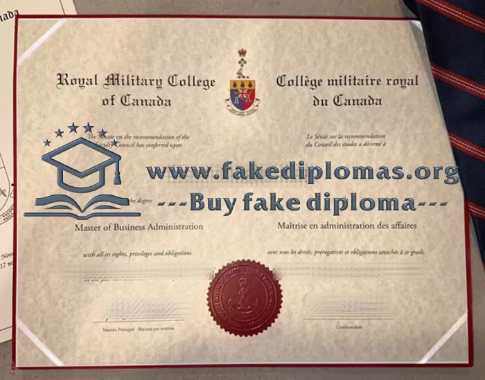 Buy Royal Military College of Canada fake diploma, Fake RMC degree online.