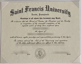 How long to buy Saint Francis University fake diploma?