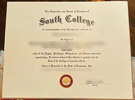 How to order South College fake degree online?