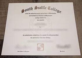 How long to buy South Seattle College fake certificate?