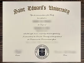 Can i get to buy St Edward’s University fake diploma?