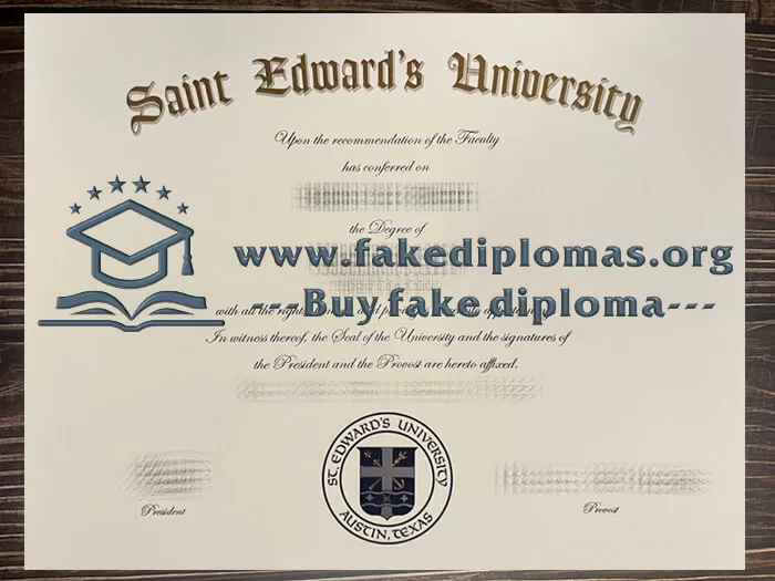 Buy St Edward’s University fake diploma, Fake St Edward’s University degree.