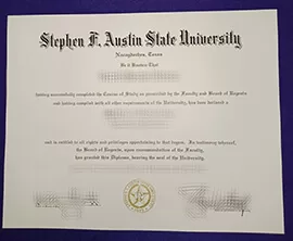 Order a Stephen F Austin State University fake diploma.