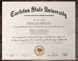 Obtain Tarleton State University fake diploma online.