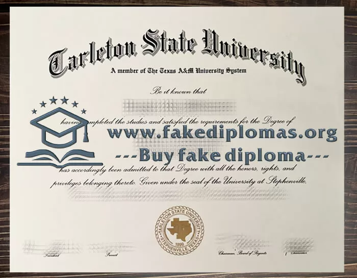 Buy Tarleton State University fake diploma.