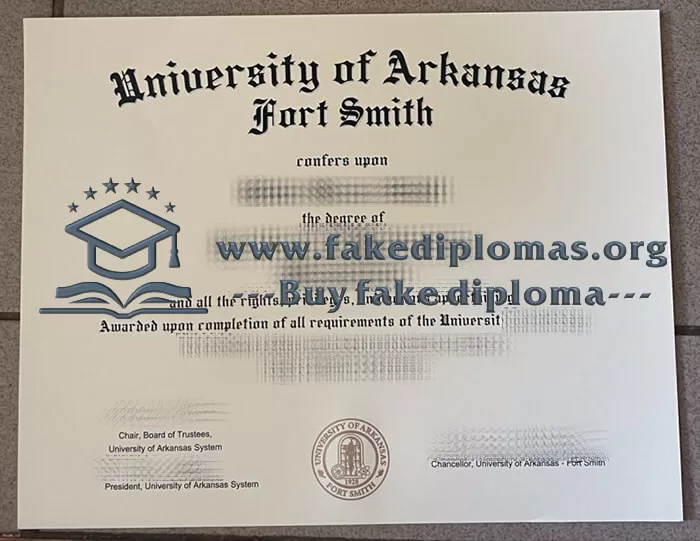 Buy University of Arkansas Fort Smith fake diploma.