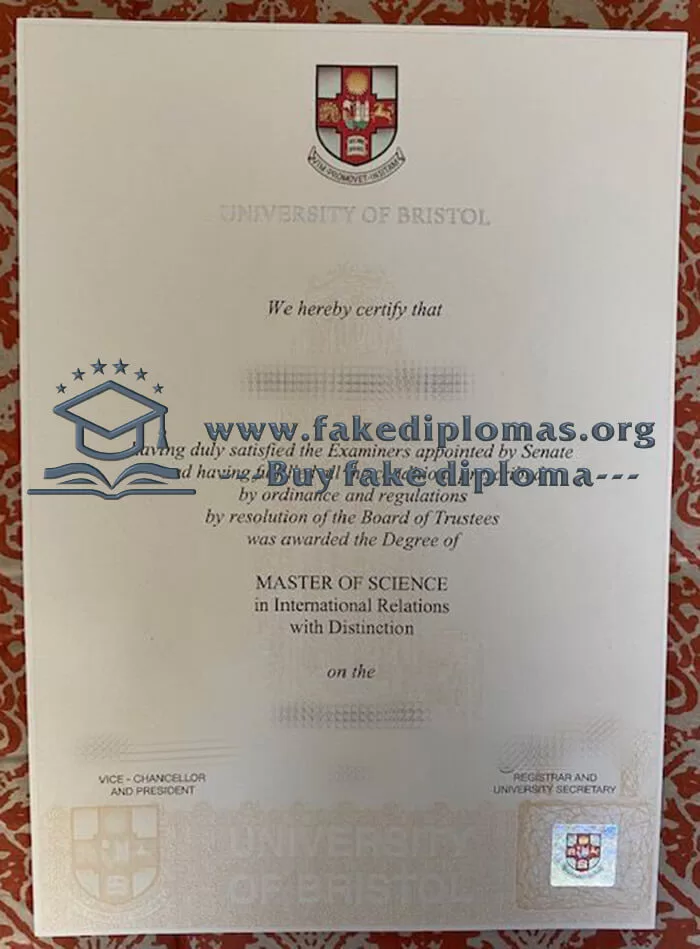 Buy University of Bristol fake diploma, Fake a University of Bristol degree.