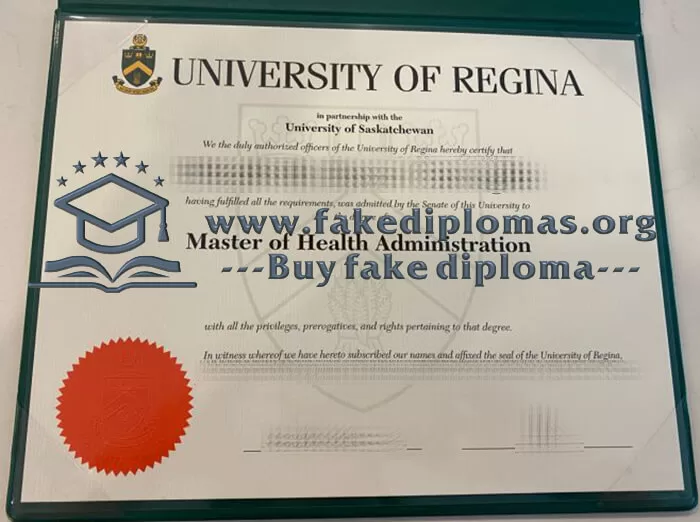 Buy University of Regina fake diploma, Fake University of Regina degree.