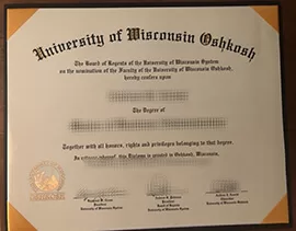 Order University of Wisconsin-Oshkosh fake diploma online.